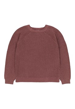 The New Heather Glitter pullover - Rose Brown